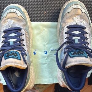 Off-White Blue Sneakers